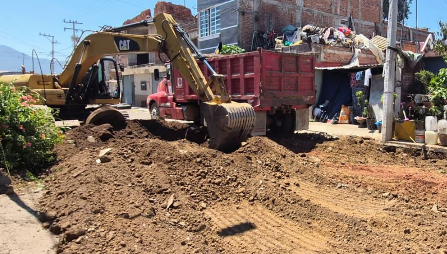 Con un avance del 10 por ciento obra integral en calle Cartagena 