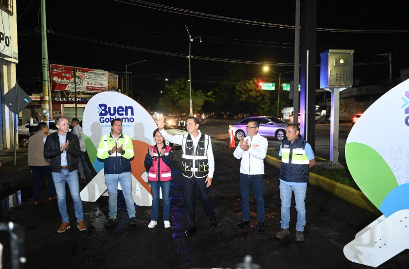 Carlos Soto inauguró segunda etapa de semaforización del corredor avenida Juárez en Zamora