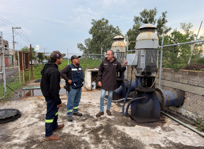 SAPAZ mantiene operación permanente de cárcamos ante intensas lluvias 