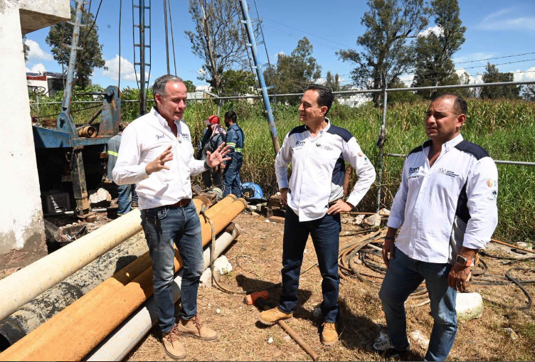 Supervisa Carlos Soto Delgado mantenimiento del equipo de bombeo Garibay para fortalecer el abasto de agua