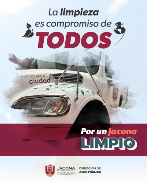 Invitan a la ciudadanía a unirse al proyecto “Por Un Jacona Limpio”