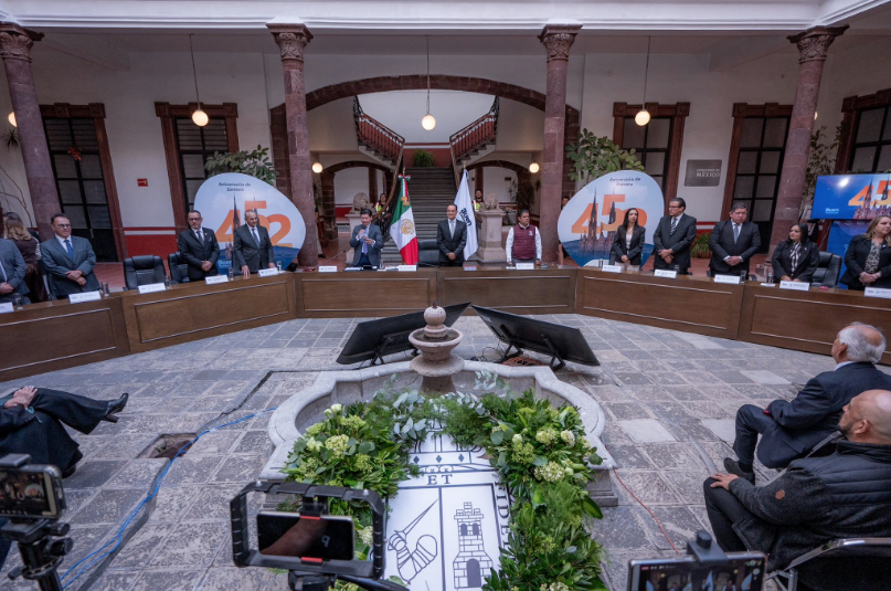 Integrantes de Cabildo celebraron 452 años de historia de Zamora