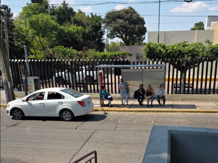 Refuerzan infraestructura de paradas del transporte público en Zamora