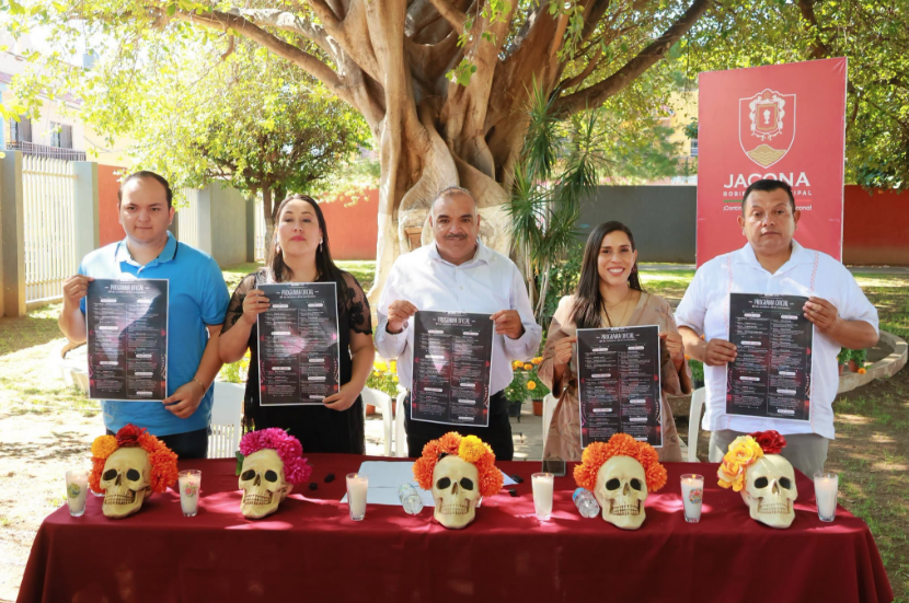 El Presidente Isidoro Mosqueda presentó el Programa de Noche de Muertos Jacona 2026